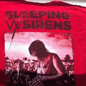 Sleeping with sirens red T-shirt